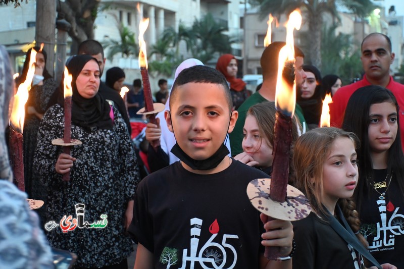 كفرقاسم- فيديو: مسيرة المشاعل السنوية - صمت اللسان فعزفت الاذن  فنطق القلب وذرفت العين - وعادل عامر  لهذه المسيرة قدسية خاصة ... وادعو الجميع للمشاركة غدا في احياء الذكرى ال65